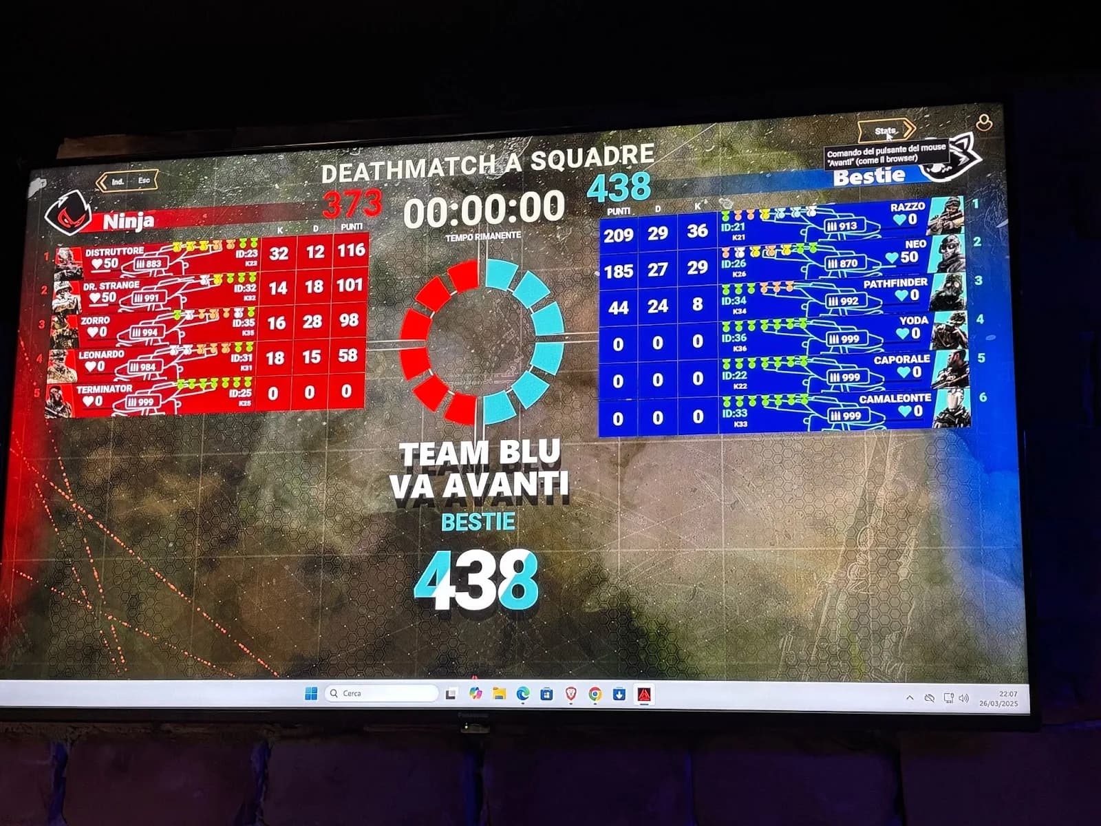 Kaos Laser Game Rome